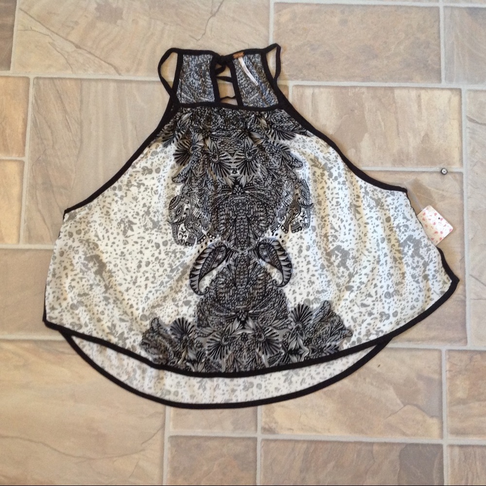 FREE PEOPLE BREAK FREE TANK SZ M SLEEVELESS NWT